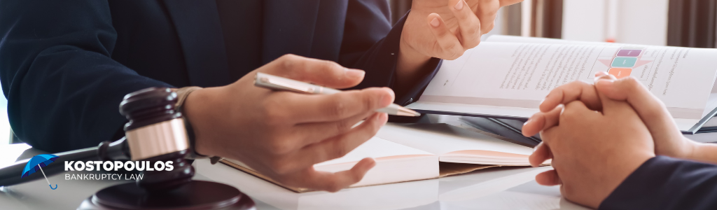 A bankruptcy lawyer discussing student loan forgiveness options with a military spouse.